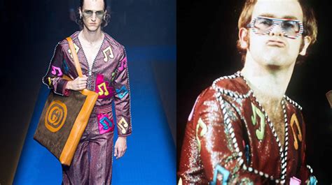 sfilata gucci elton john 2018|Celebrate the legend: Gucci x Elton John capsule collection.